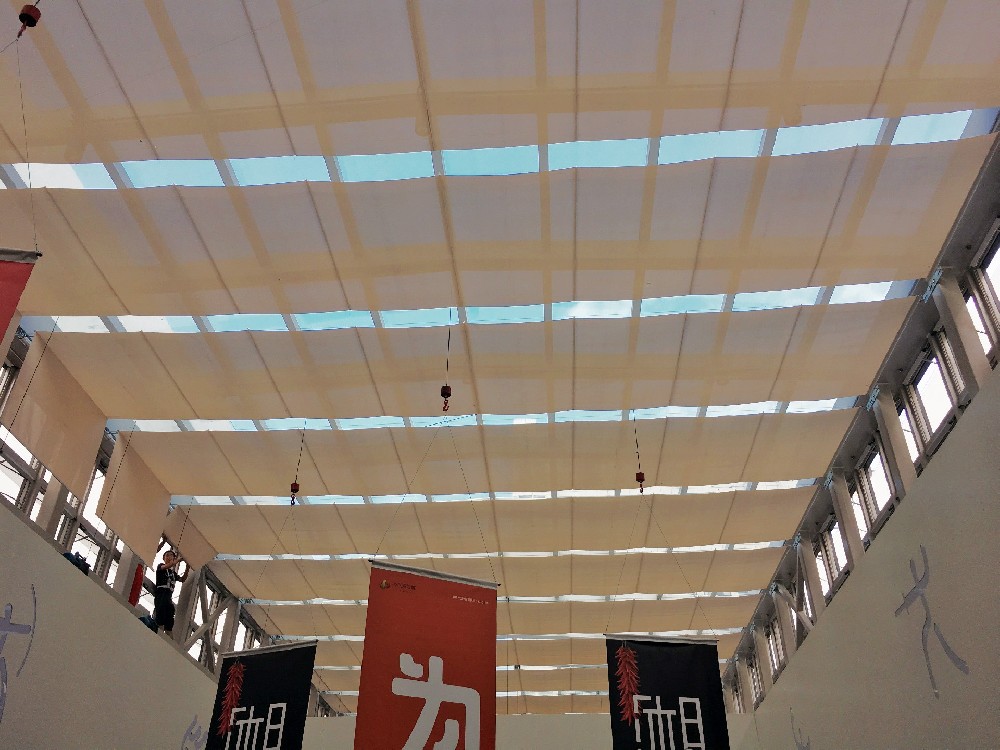 承接寧波中體sports城采光頂遮陽工程共計(jì)4000+m2